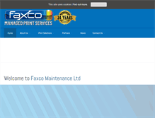 Tablet Screenshot of faxco.co.uk